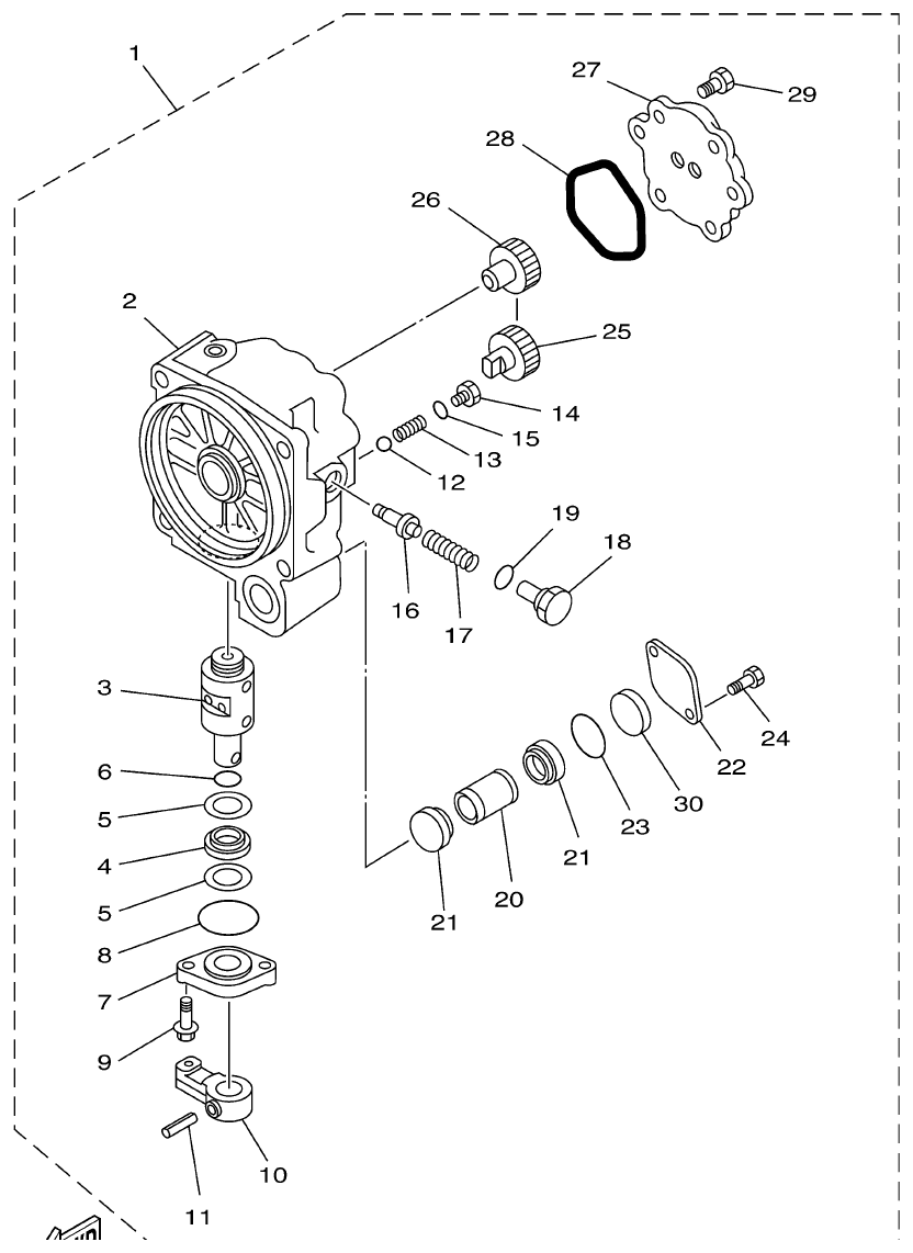 Yamaha DE-DHD6U3 SELECTOR VALVE (DE-DHT) (TRP) parts diagram